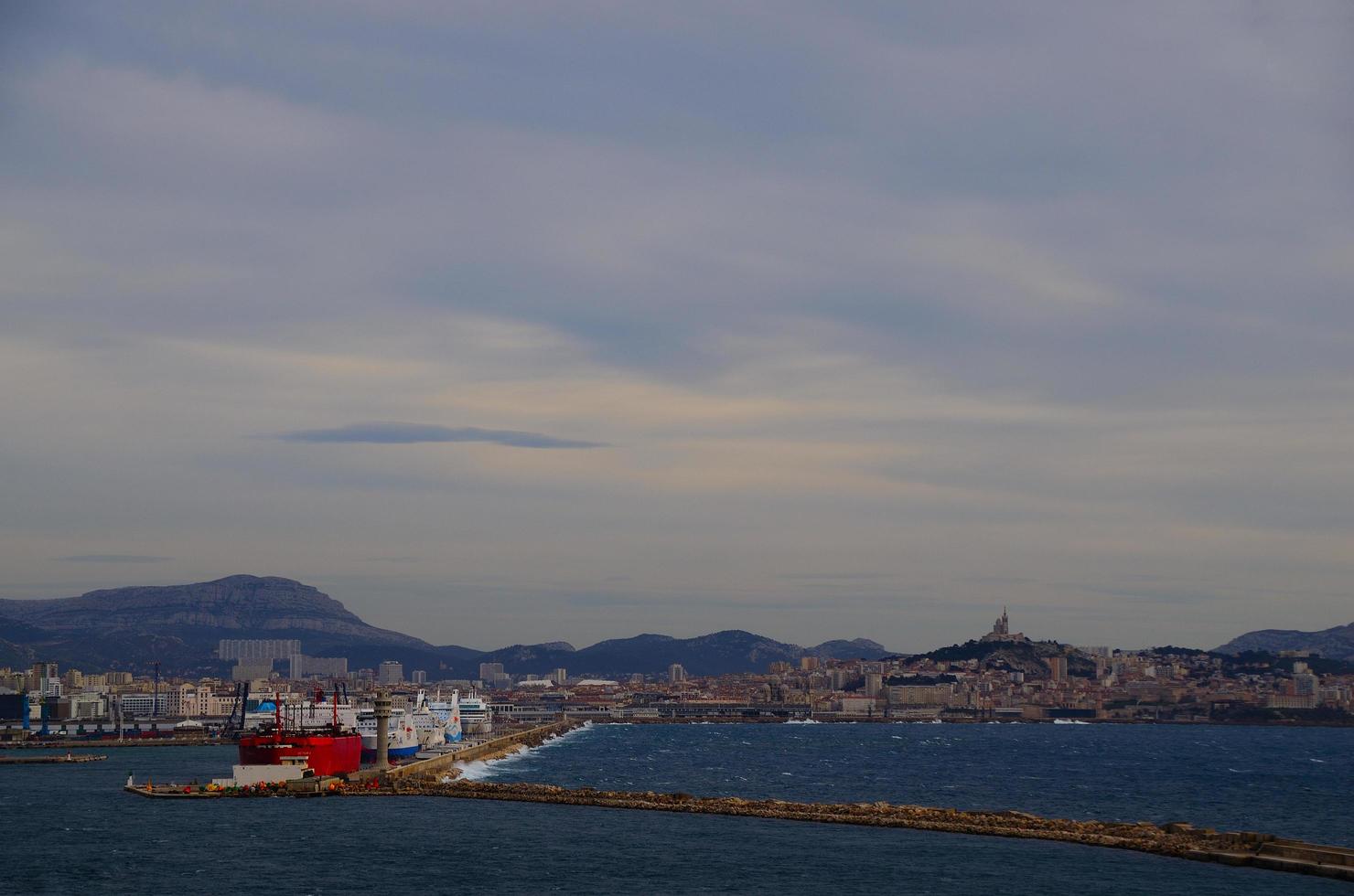 Marseille port exit photo