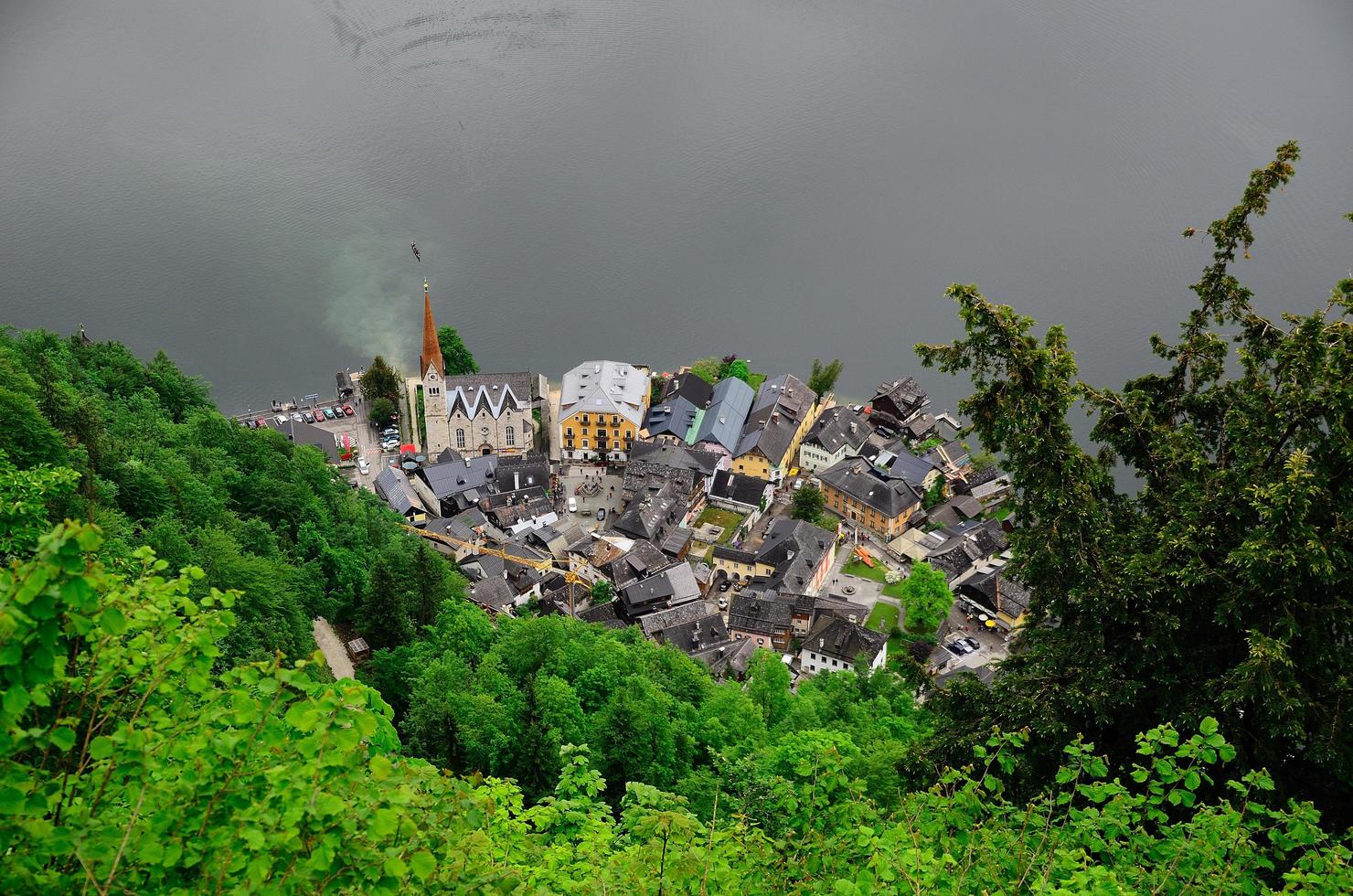 Hallstatt view above photo