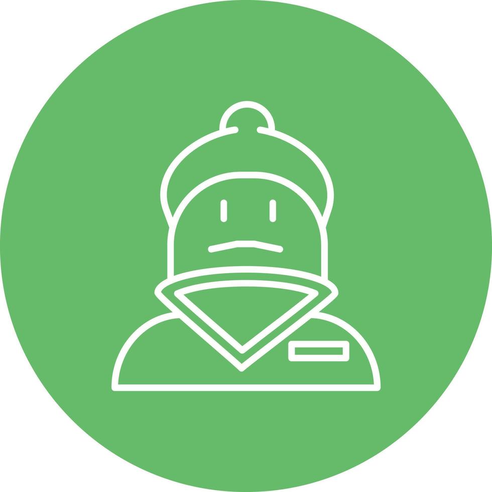 Gnome Line Icon vector
