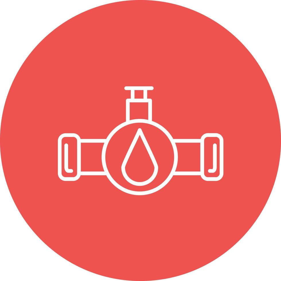 Industry Pipe Line Icon vector