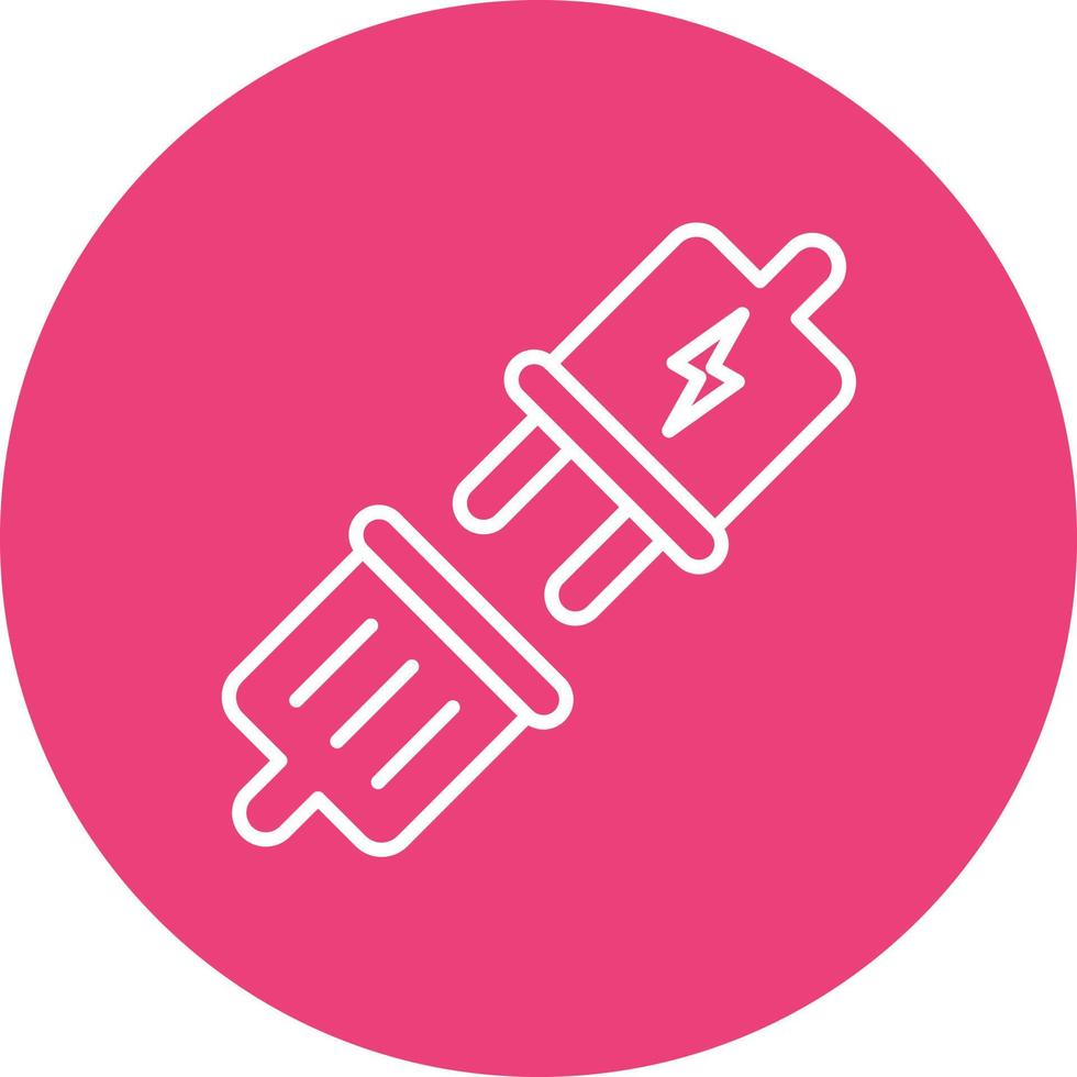 Disconnect Switch Line Icon vector