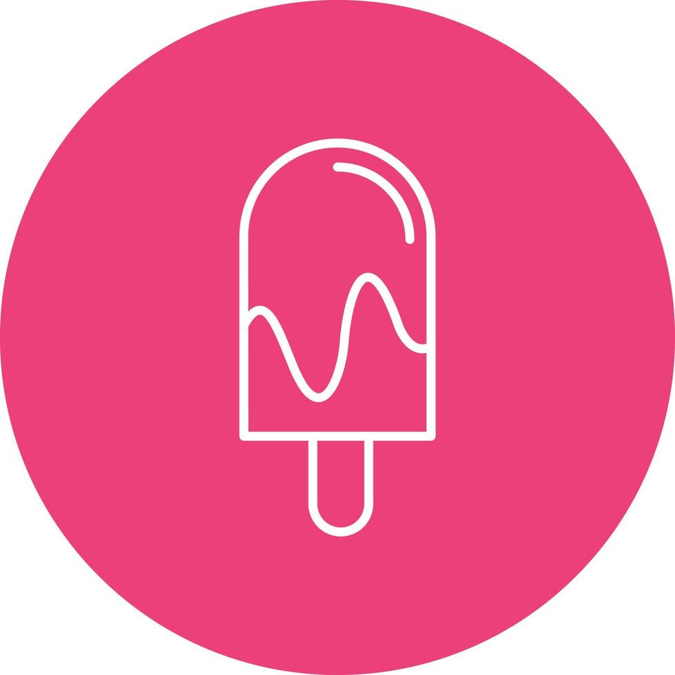Icecream Line Icon vector