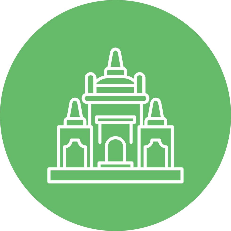 Indonesia Line Icon vector
