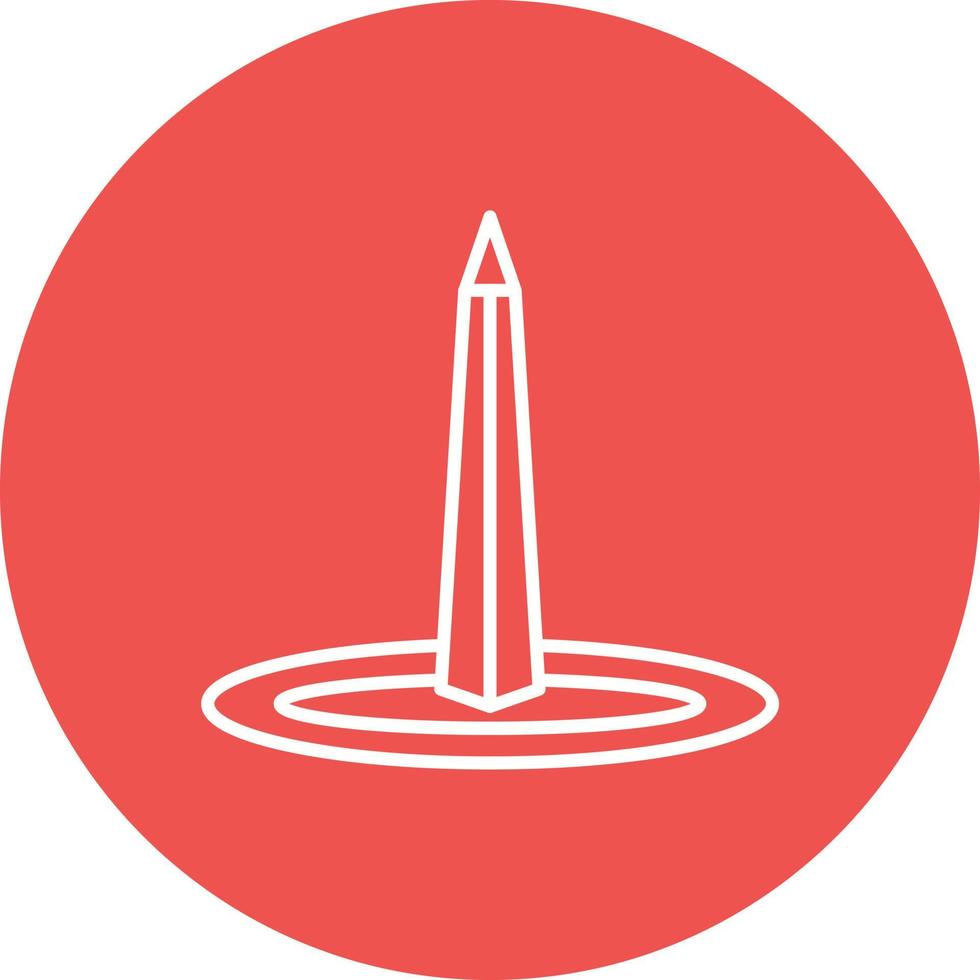 Obelisk Of Buenos Aires Line Icon vector