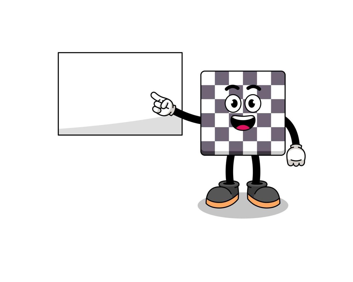 chessboard illustration doing a presentation vector