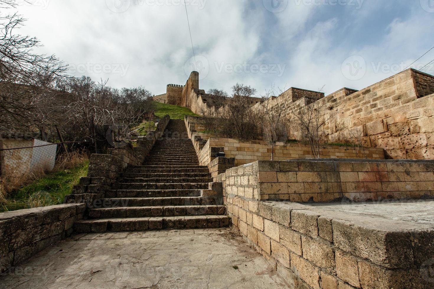 The Derbent fortress.Historical sights of the Caucasus. photo