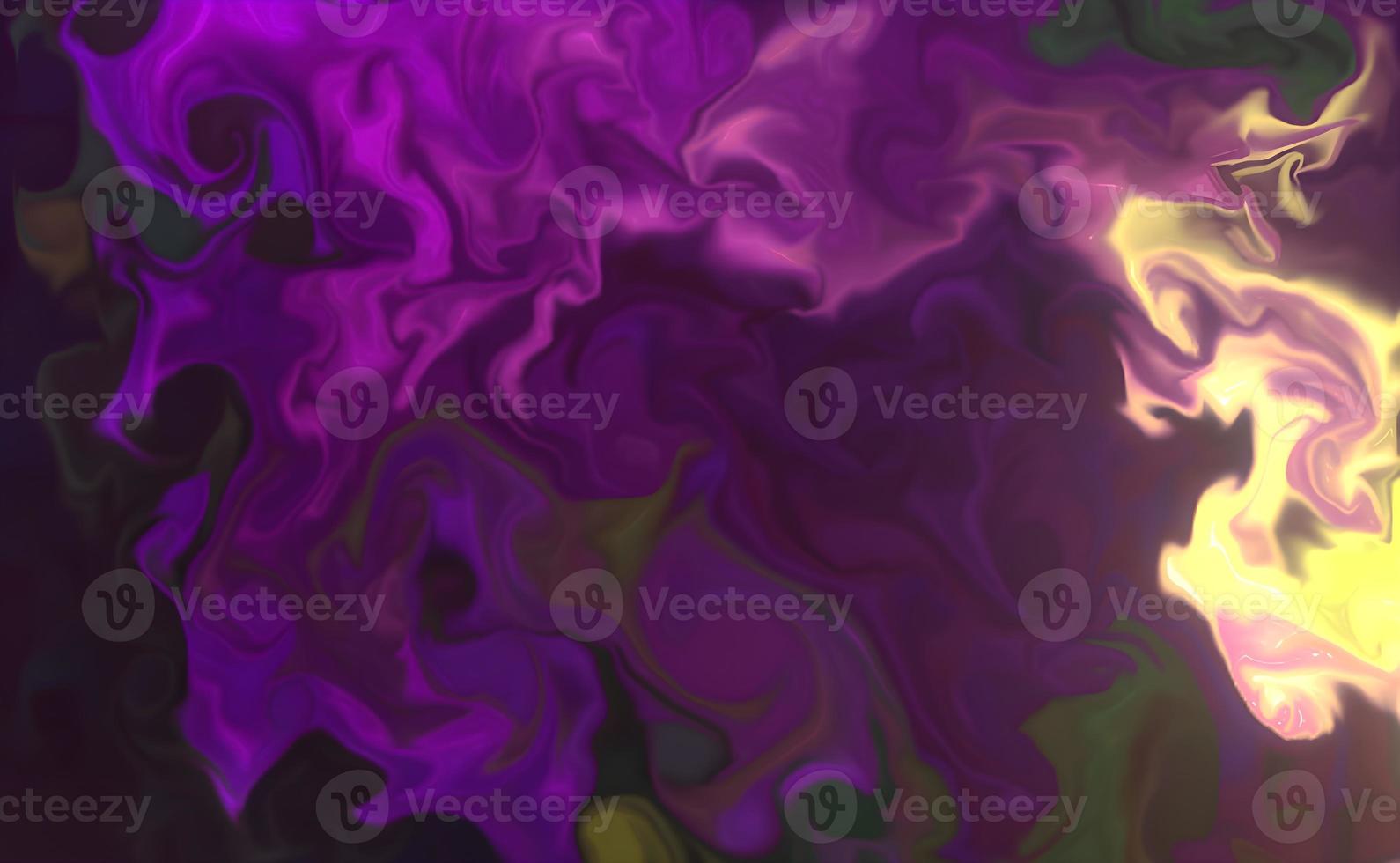 Beautiful abstract ART background - random free mixing of paints in technique of liquid acrylic. Artistic image of swirl veins marble texture in turquoise beige tones. photo