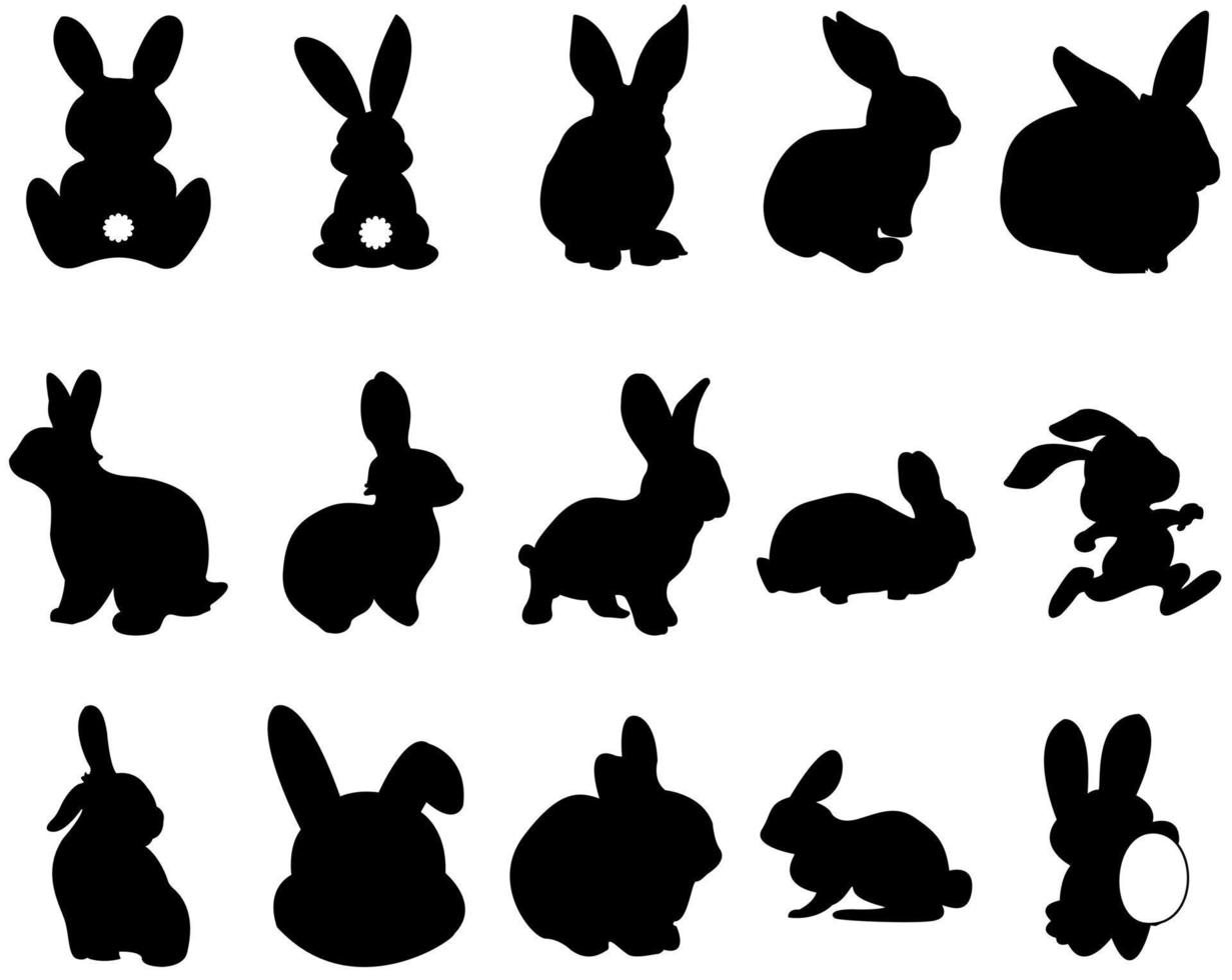 Bunny Easter  Svg, Easter rabbit Cut Files vector