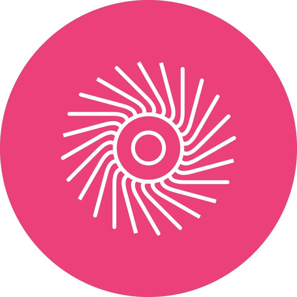 Black Hole Line Icon vector