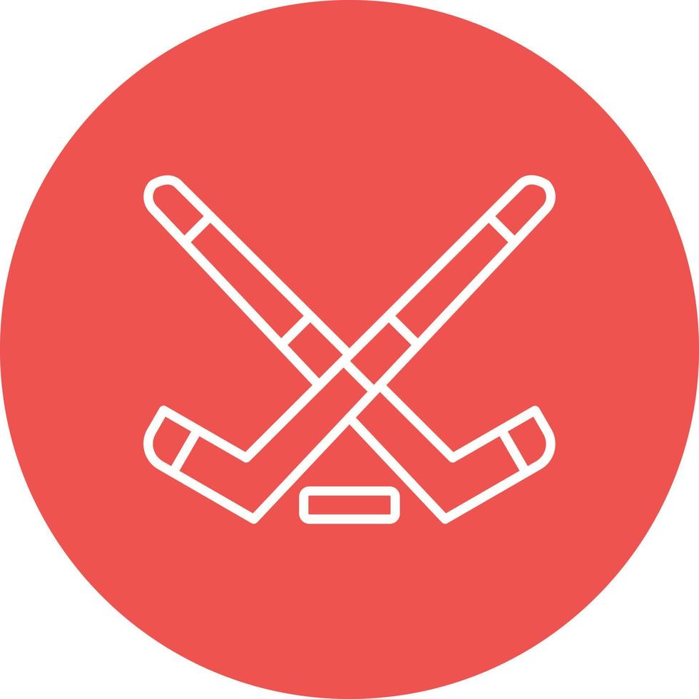 Ice Hockey Line Icon vector