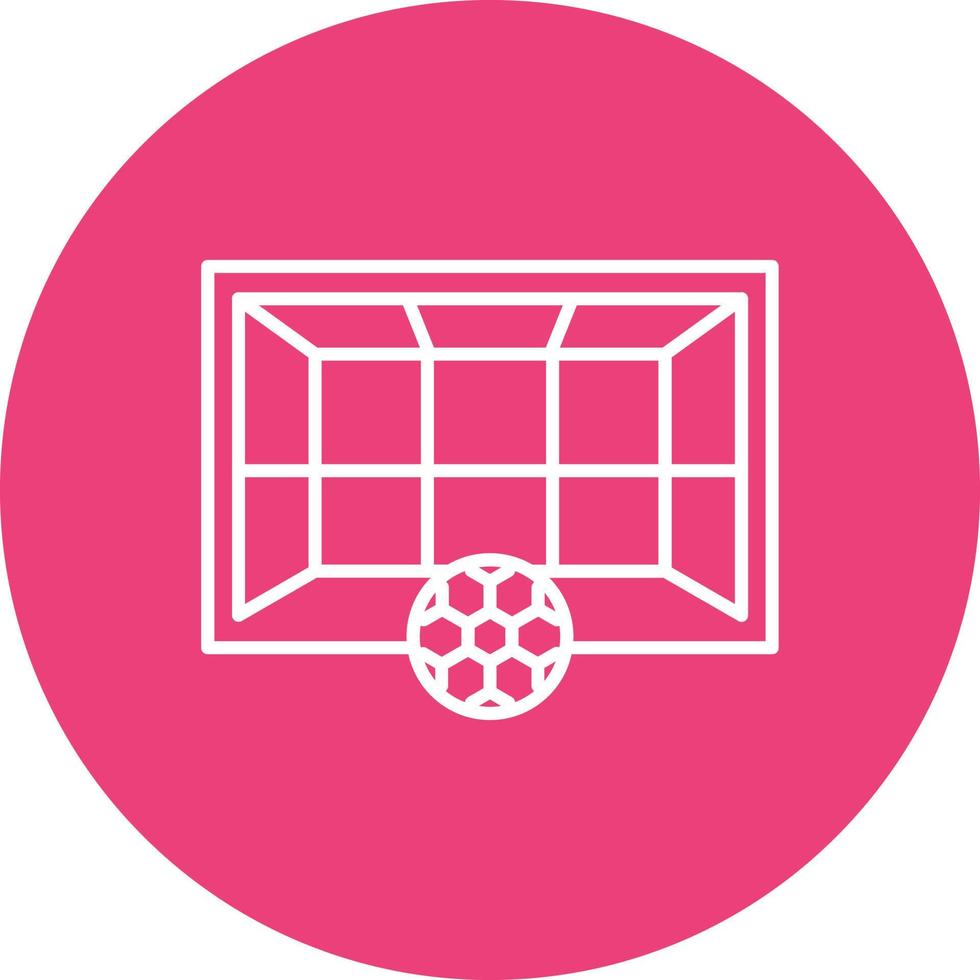 Football Goal Line Icon vector