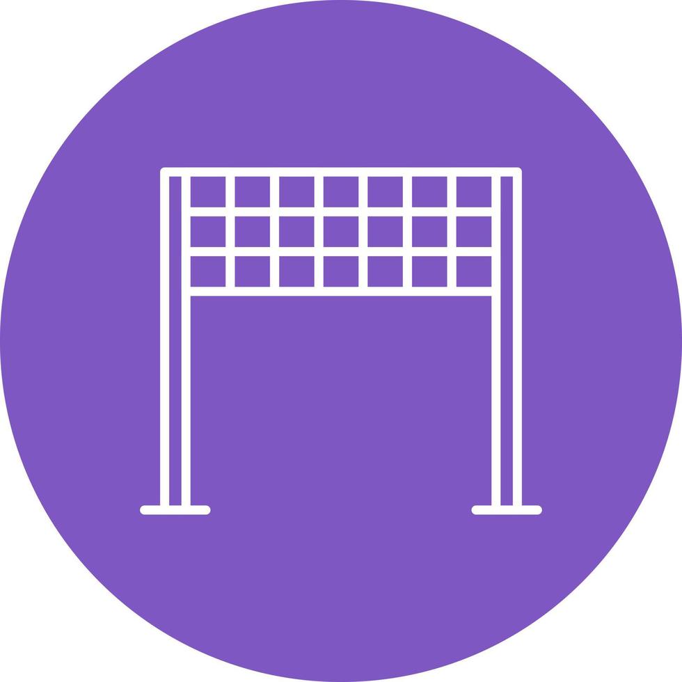 Finish Line Line Icon vector