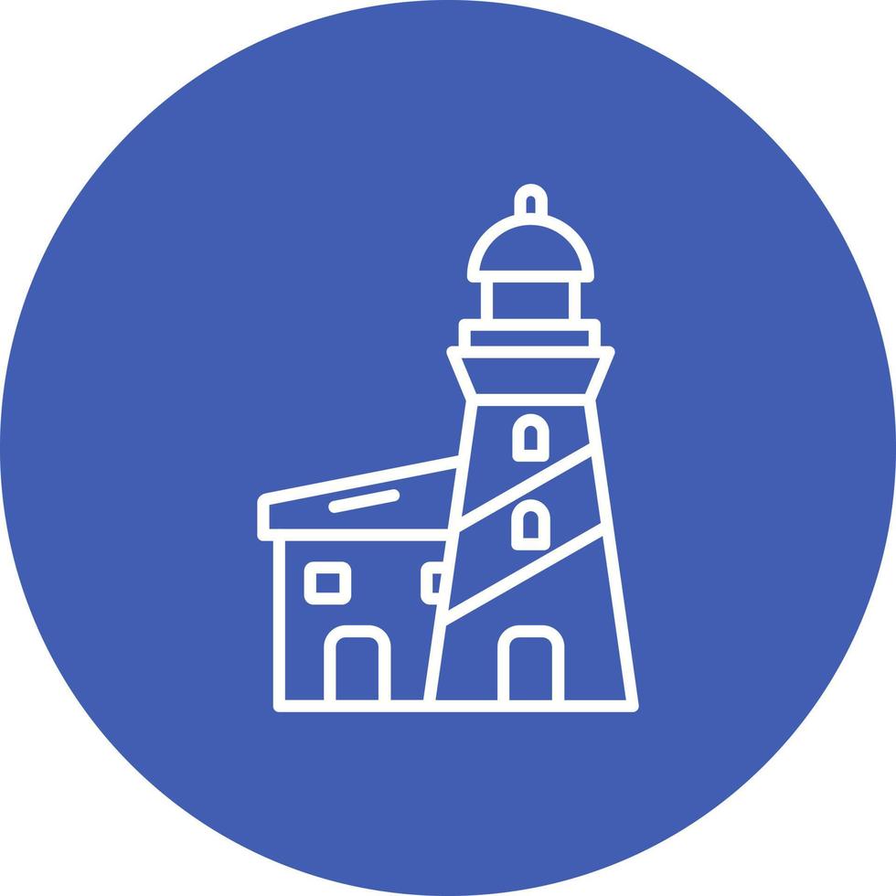 Lighthouse Line Icon vector