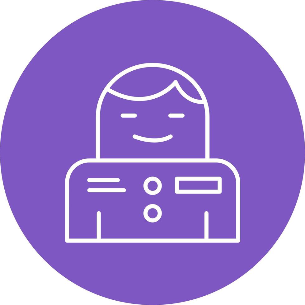 Man Line Icon vector