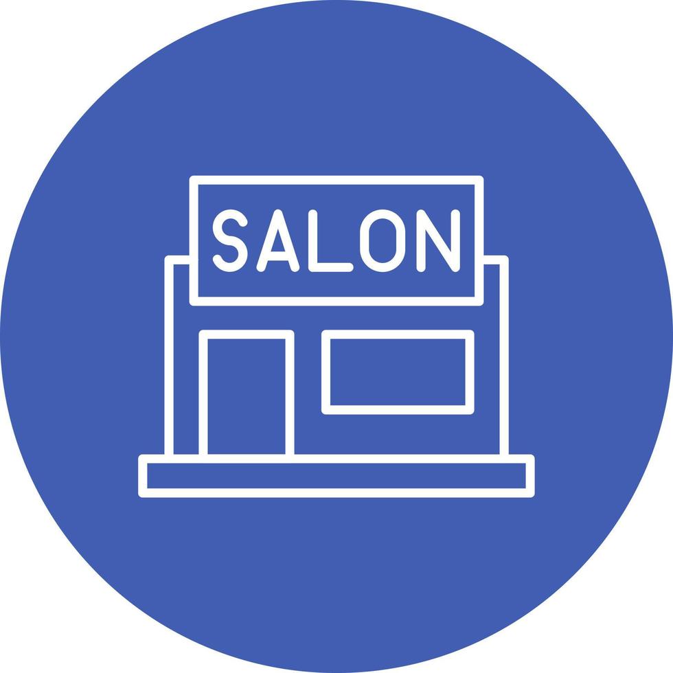 Saloon Line Icon vector