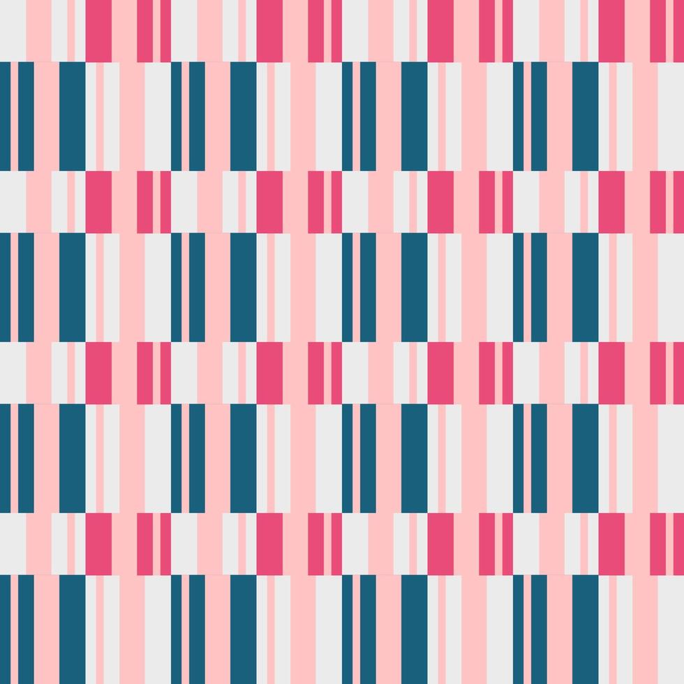 seamless pattern with stripes in checkered style vector
