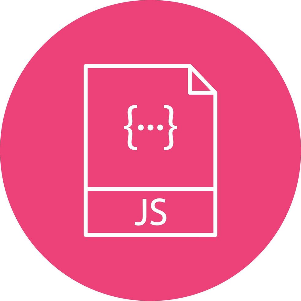 Javascript File Line Circle Background Icon 6674441 Vector Art at Vecteezy