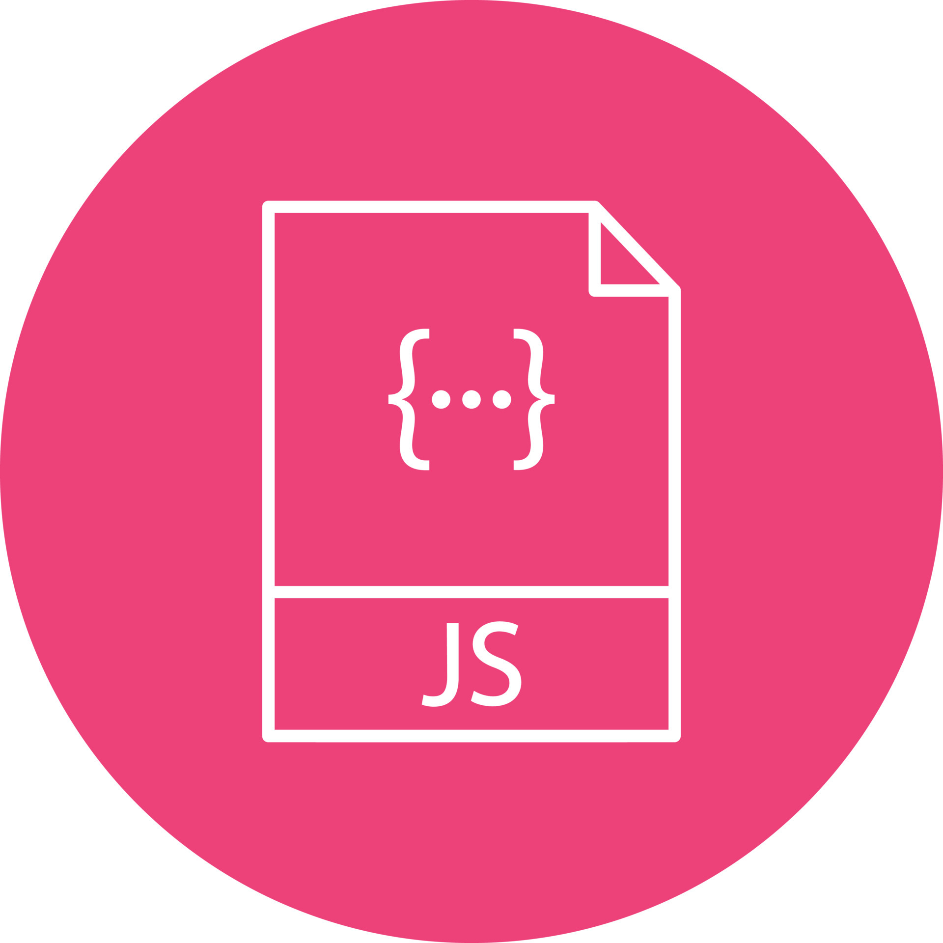 Javascript File Line Circle Background Icon 6674441 Vector Art at Vecteezy
