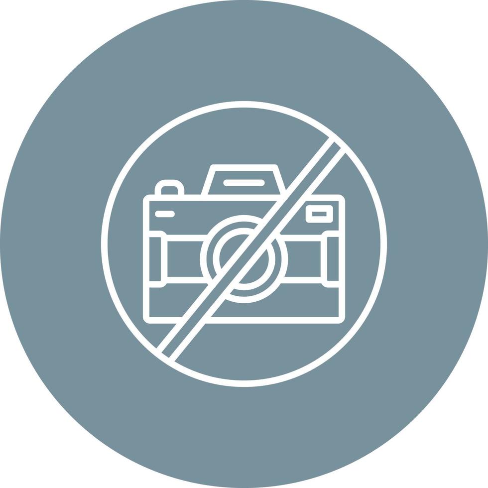 camera field of view icon no background No camera glyph circle gradient background icon 7398624 vector art at