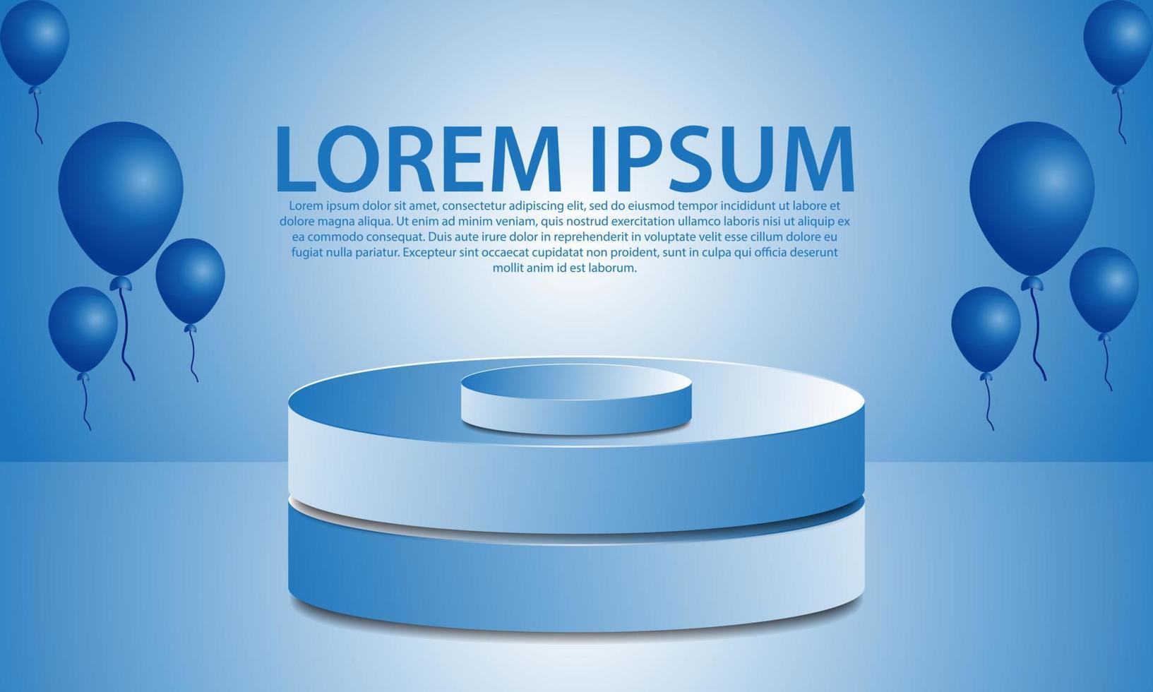 podium background templates for products vector