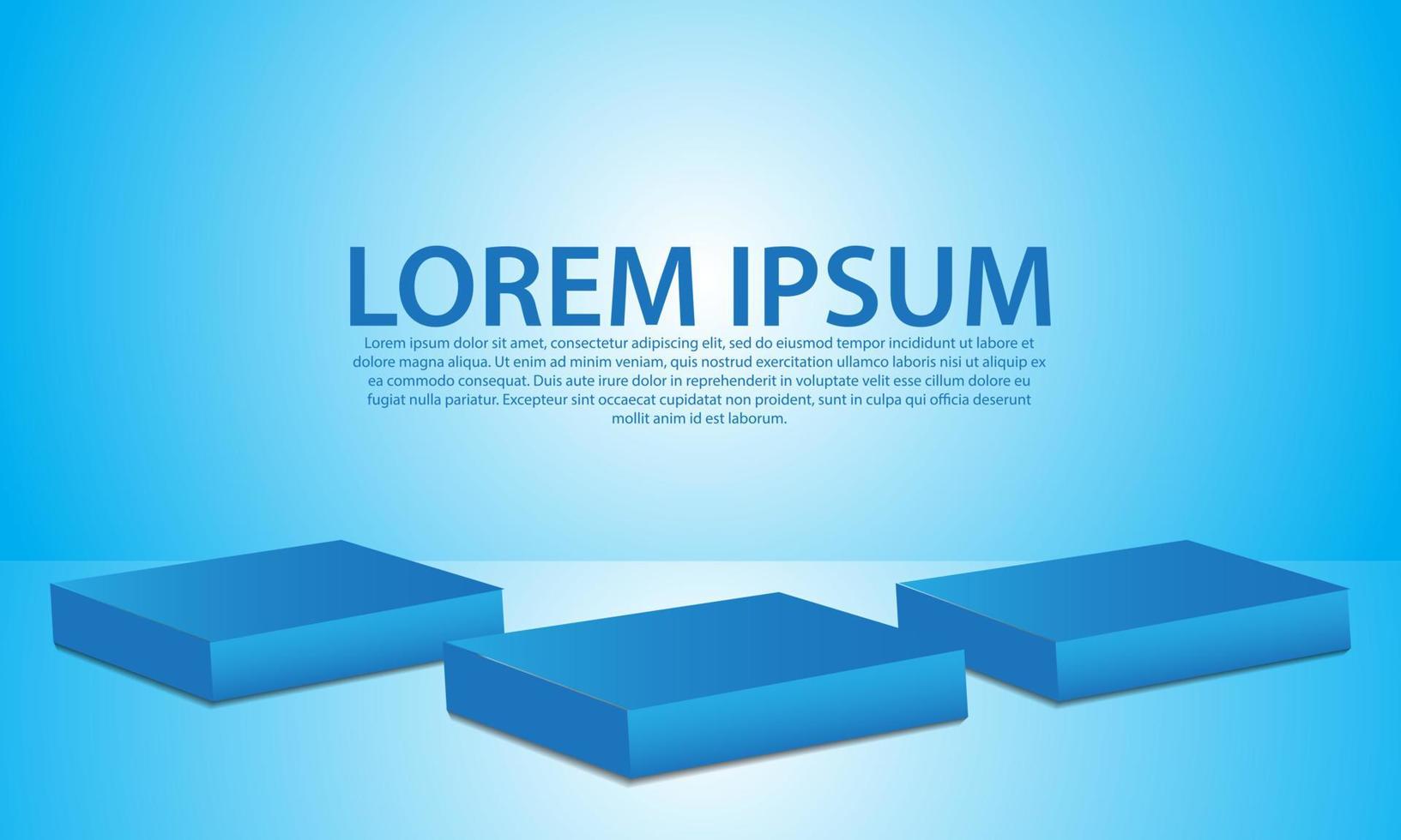 podium background templates for products vector