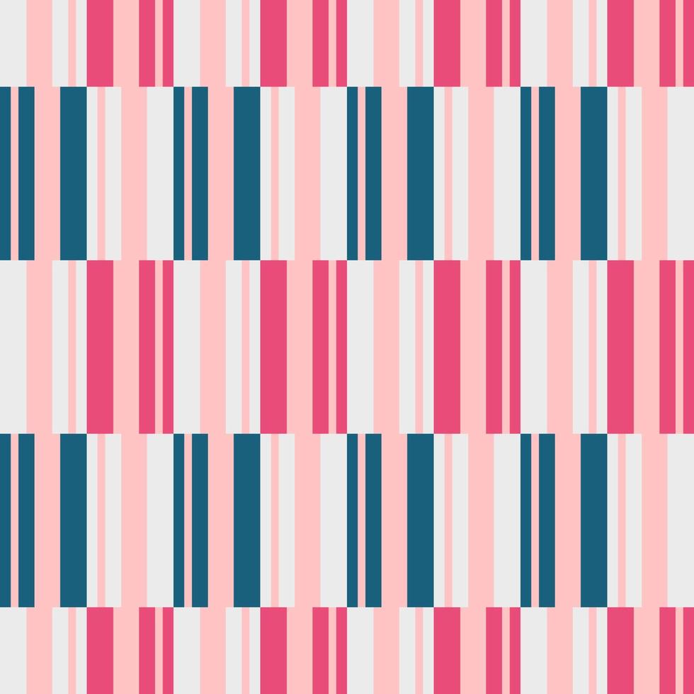 seamless pattern with stripes in checkered style vector