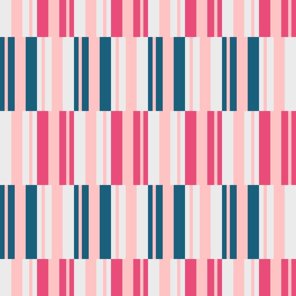 seamless pattern with stripes in checkered style vector