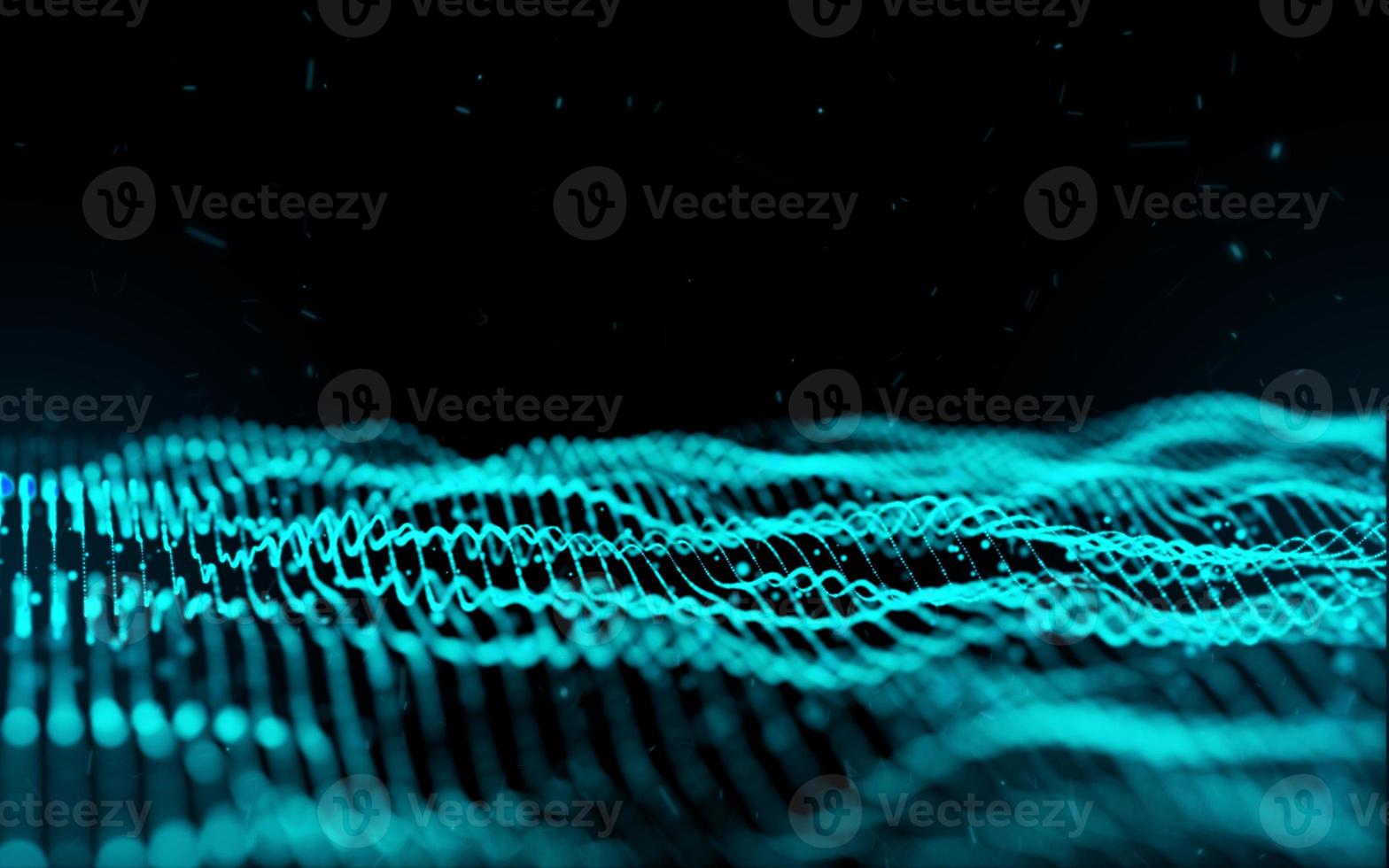 Abstract background fluiding particle with color photo