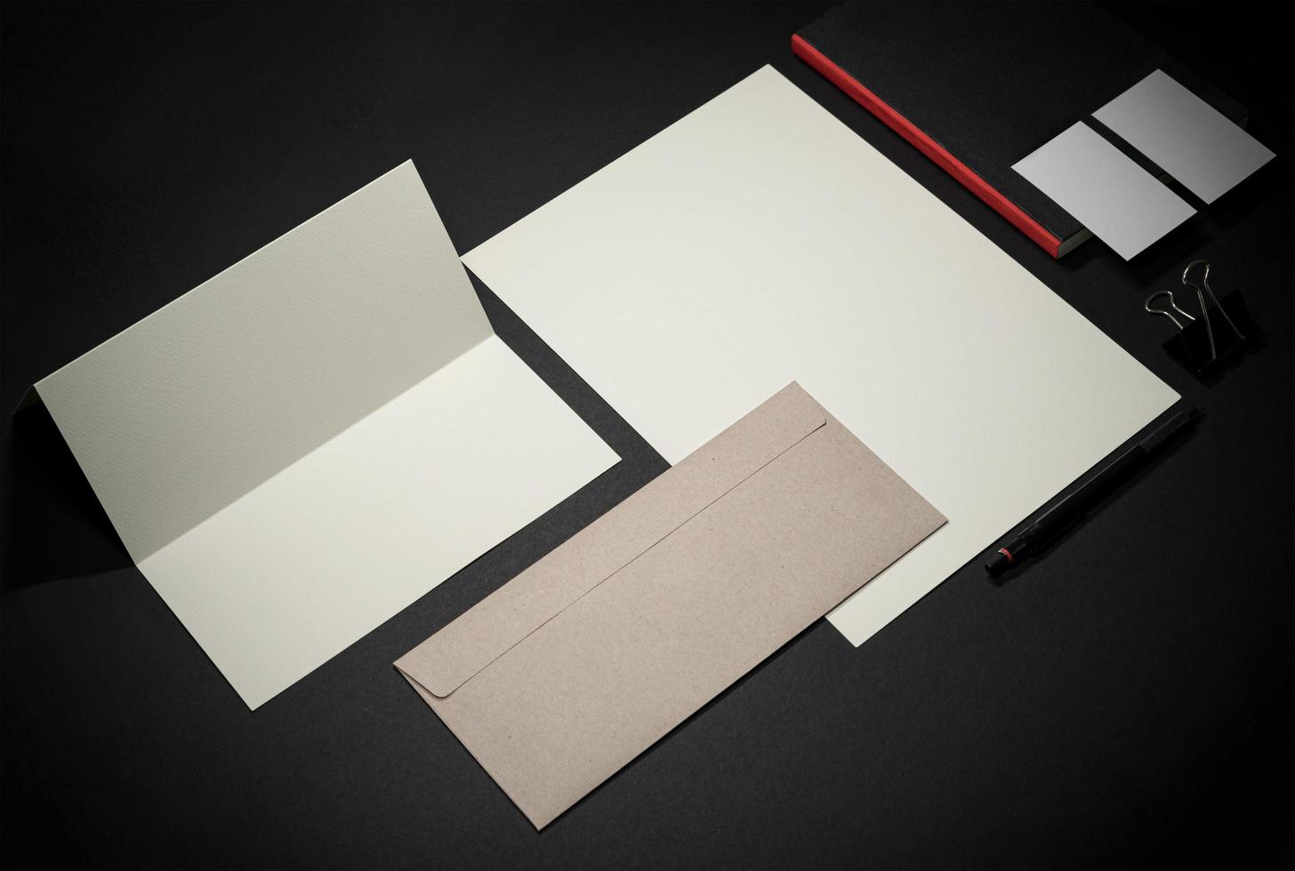 Branding mockup letterhead businesscard notepad envelope photo