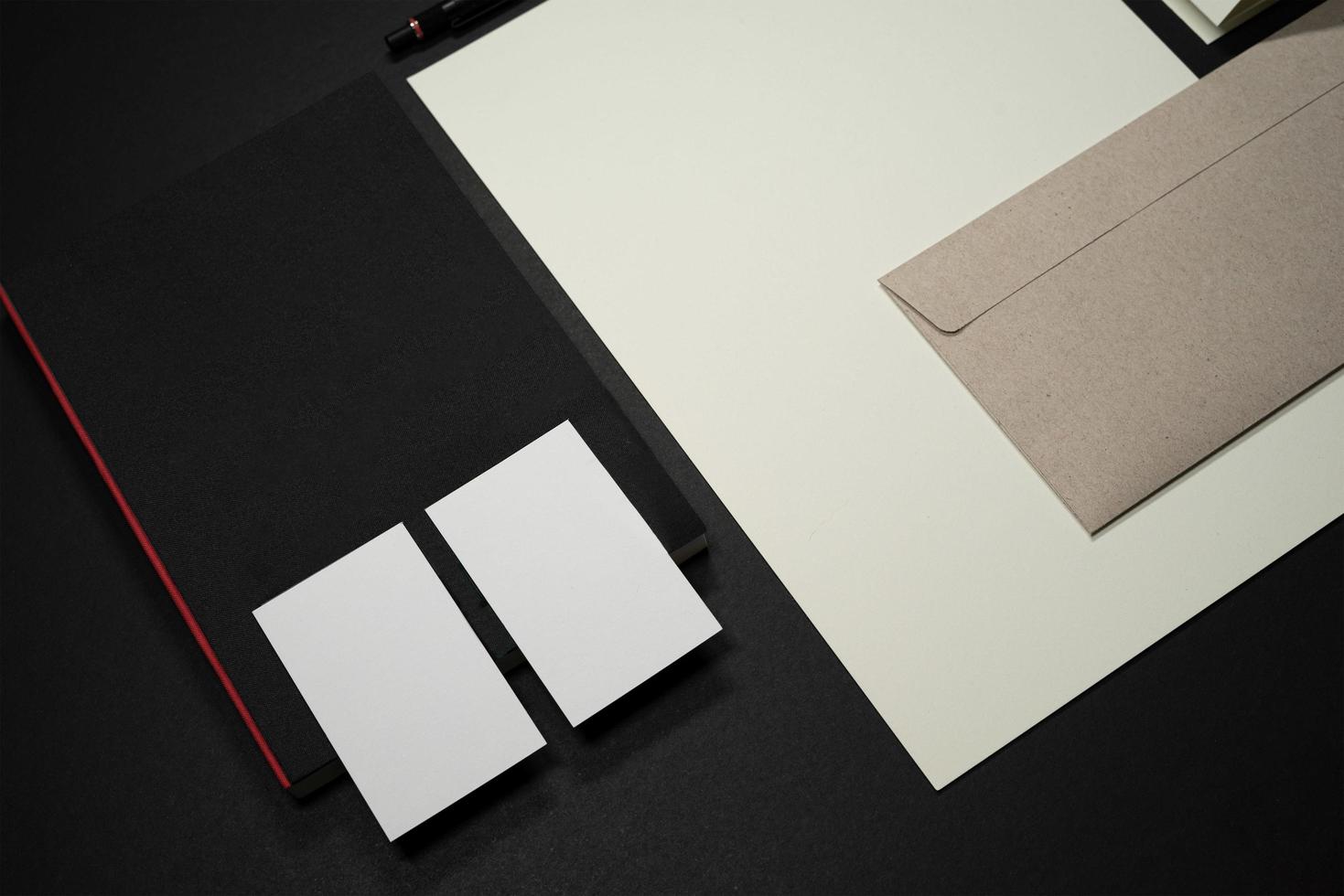 Branding mockup letterhead businesscard notepad envelope photo