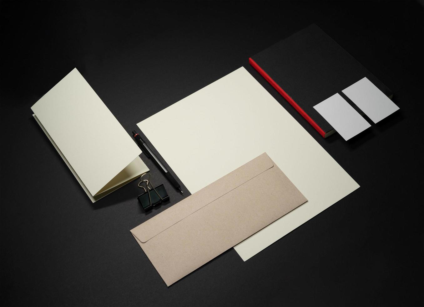 Branding mockup letterhead businesscard notepad envelope photo