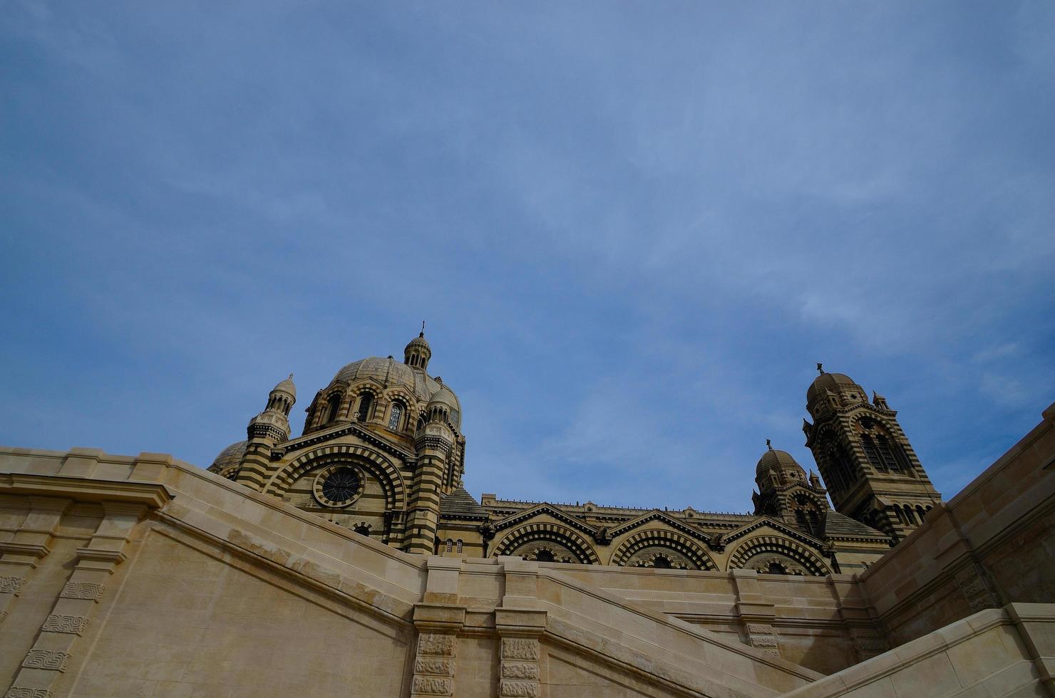 beautiful old cathedral of marseille photo