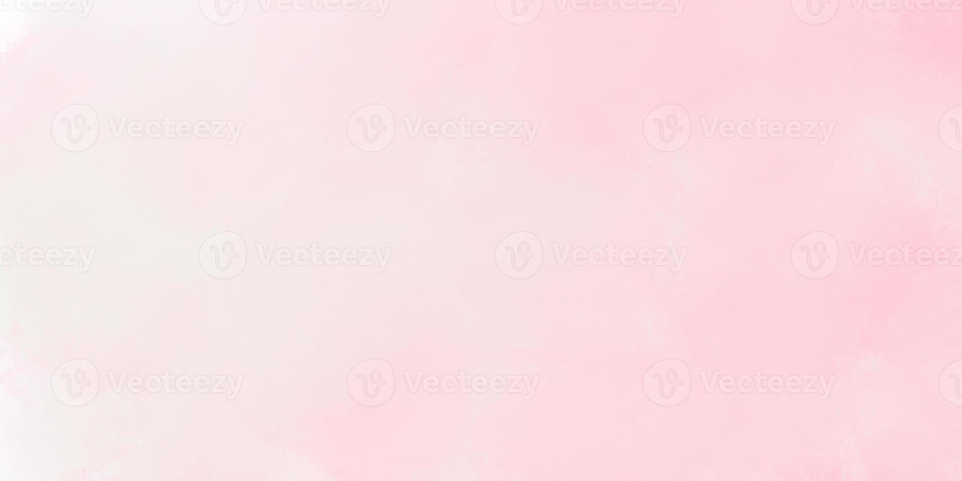 abstract pink color background with watercolor paint photo