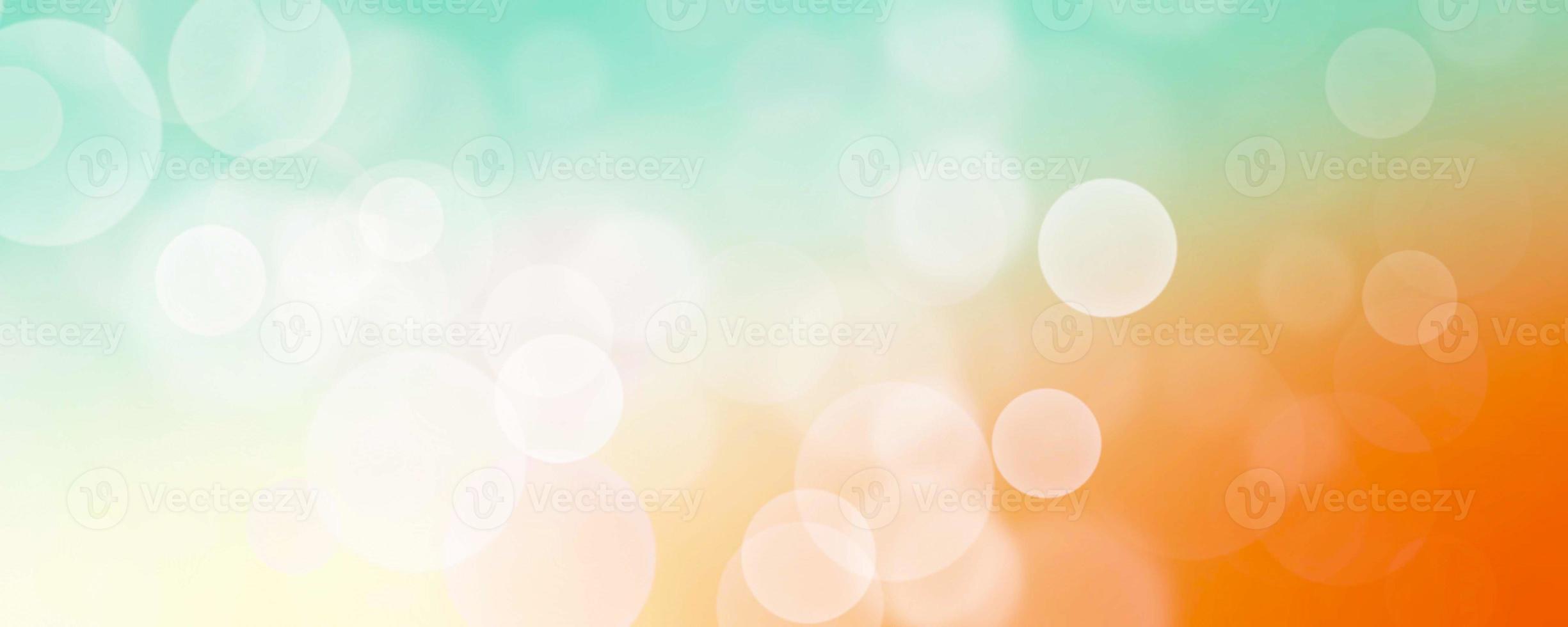abstract orange backgroundand summer background with light bokeh photo