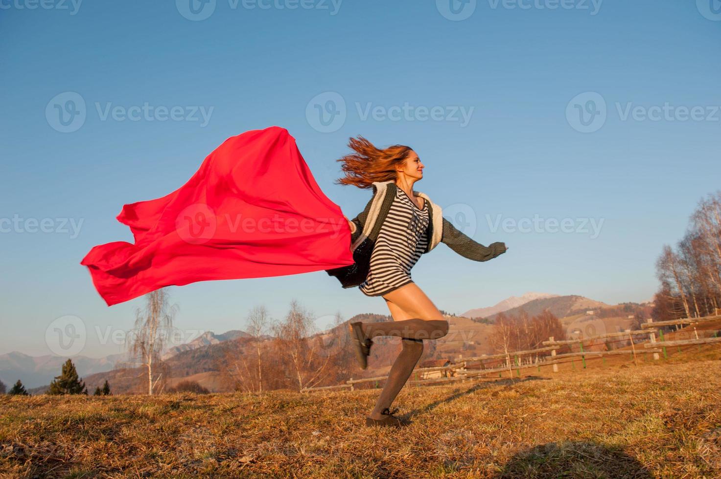 Girl in nature photo