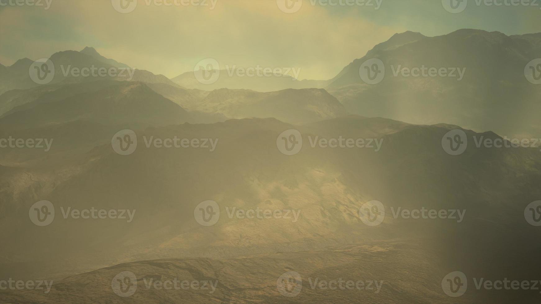 the dark land of the slopes of the mount Etna photo