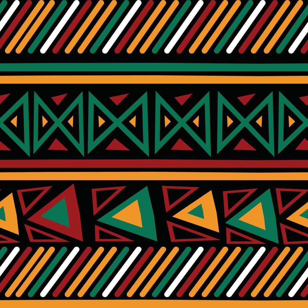 African Seamless Pattern Concept vector