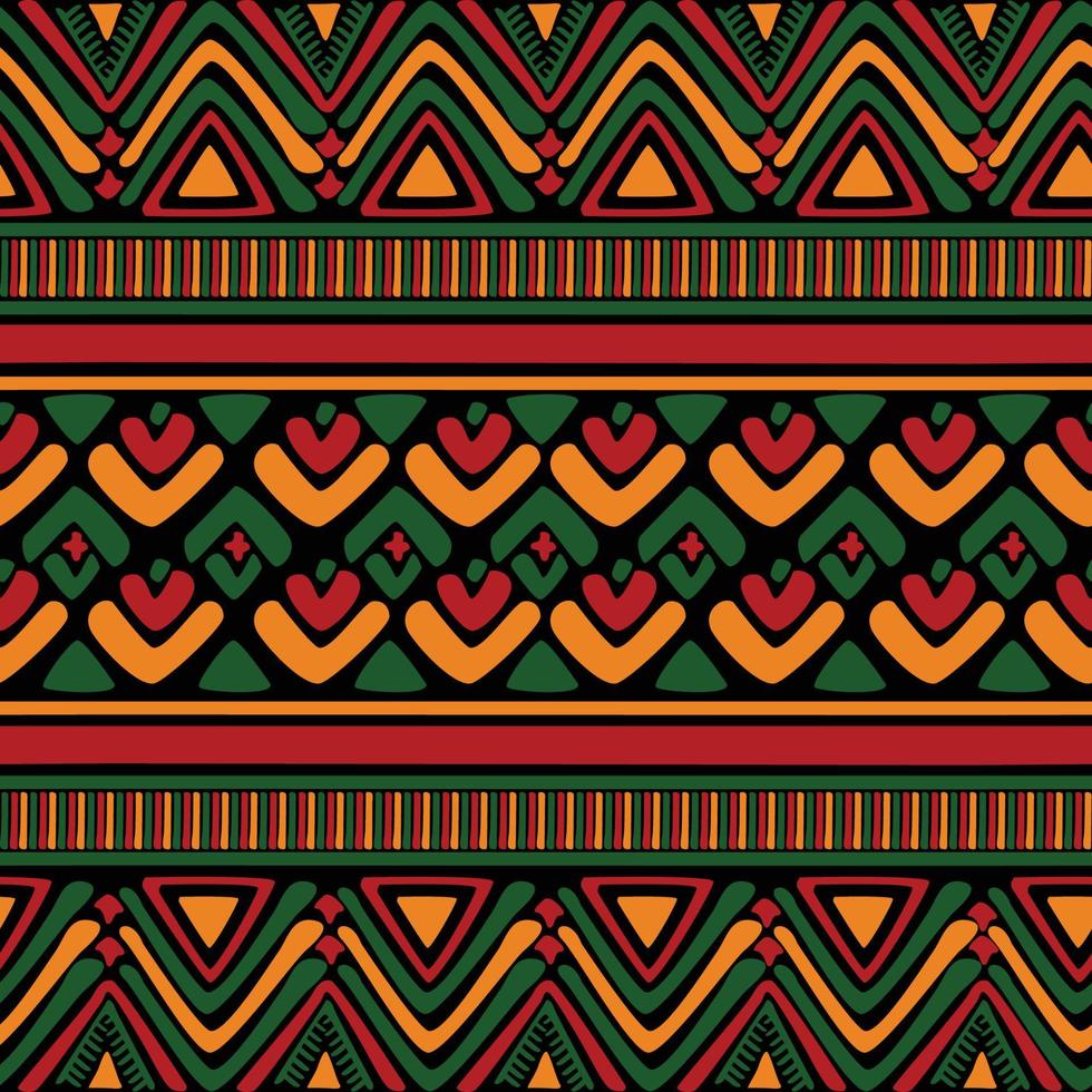 Pan Africa Simple Pattern Concept vector