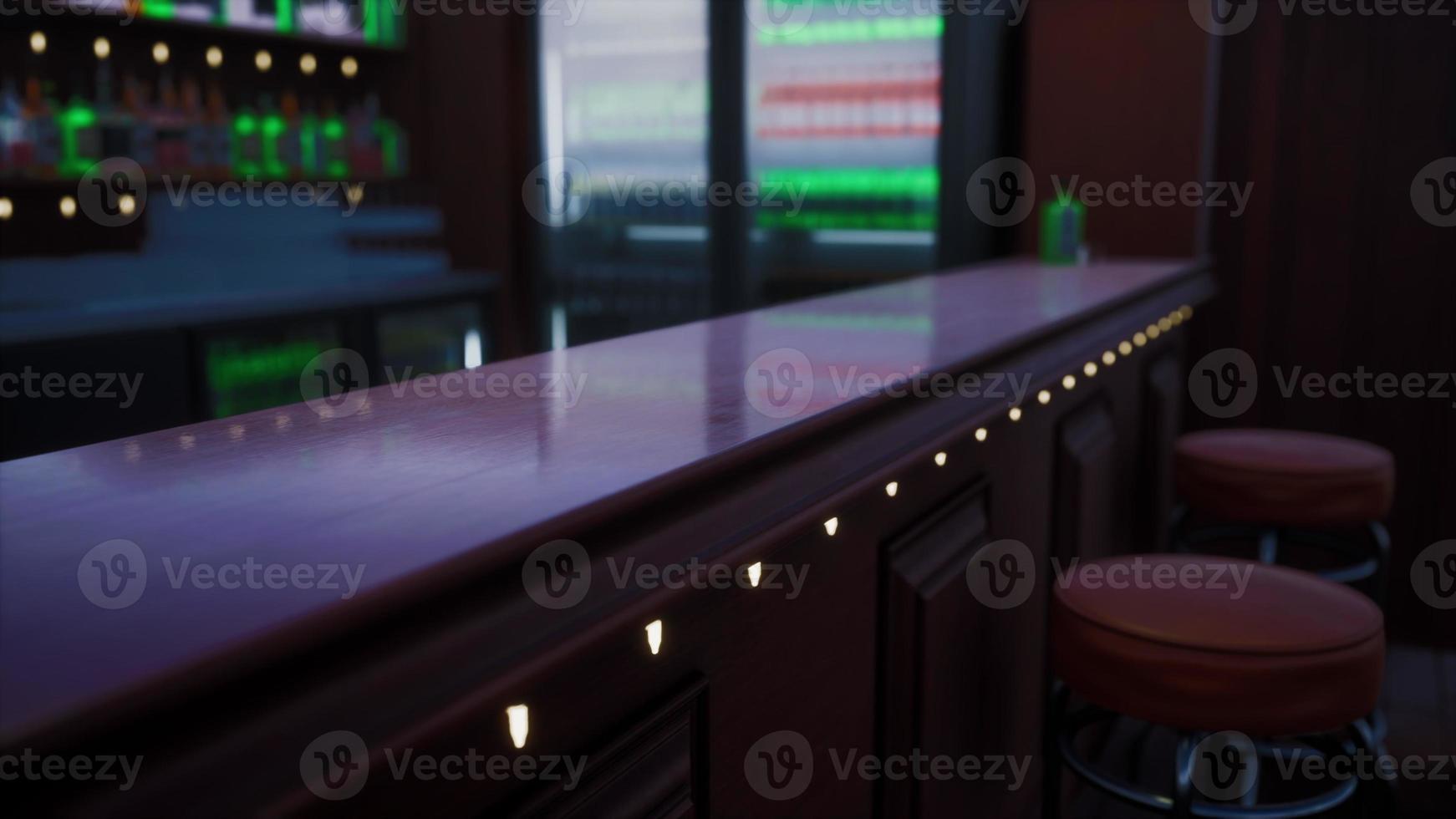 Coronavirus COVID-19 and Empty small local bar and restaurant photo