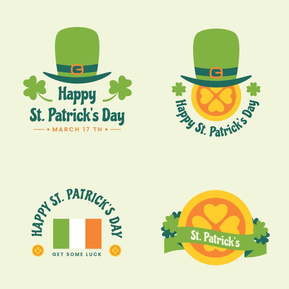 Feliz dia de San Patricio vector