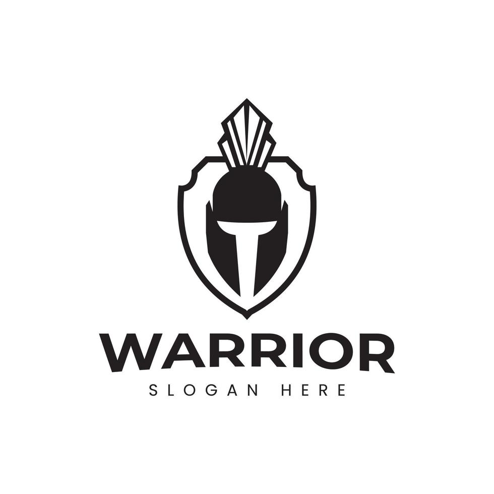 Medieval Knights Templar Helmet logo design, shield, symbol, icon, template vector