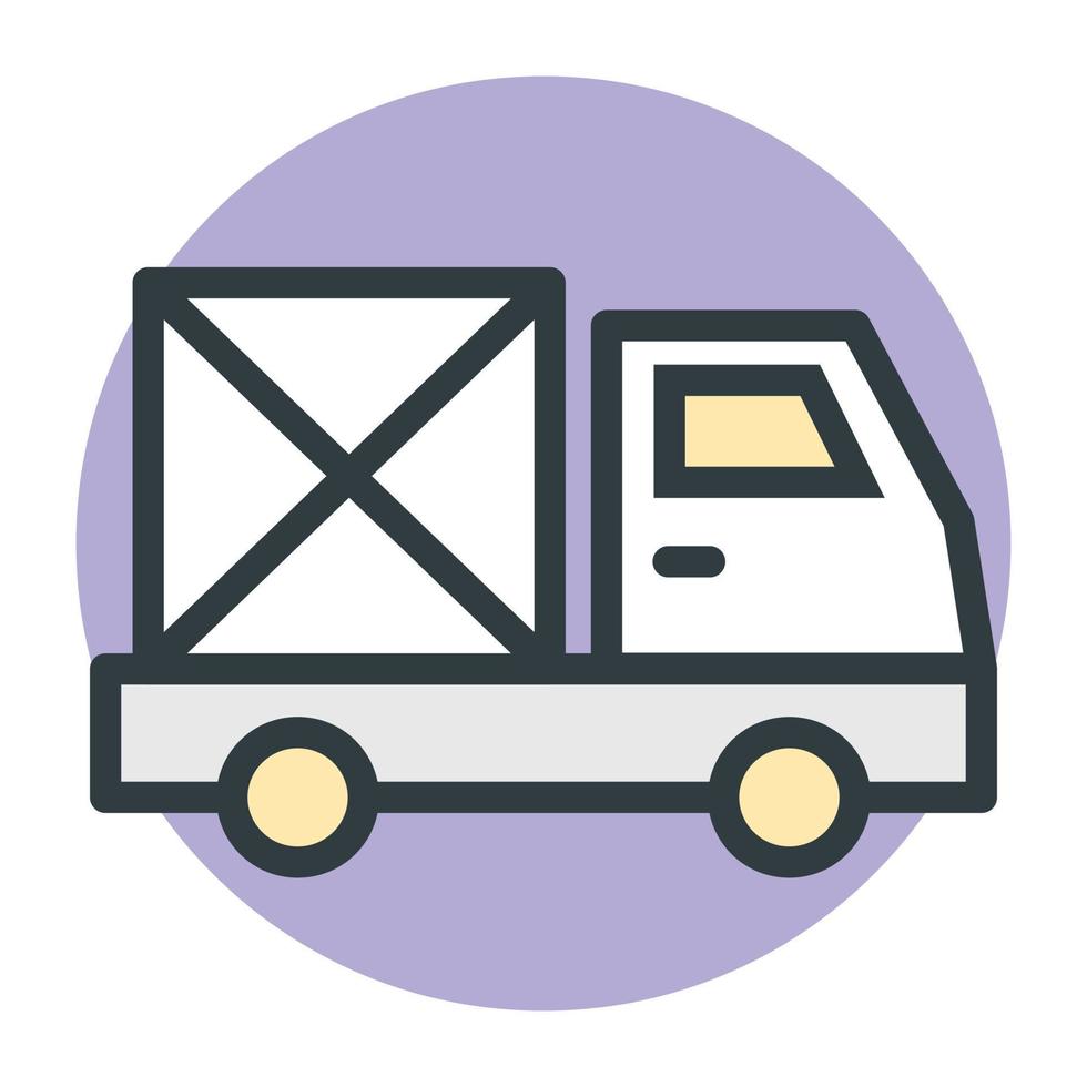 Pick Up Van vector