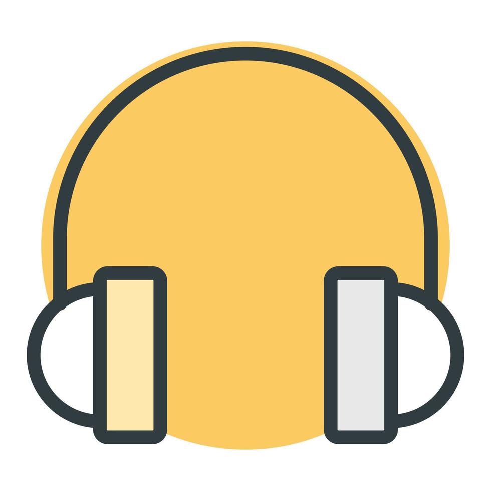 Trendy Headphones Concepts vector