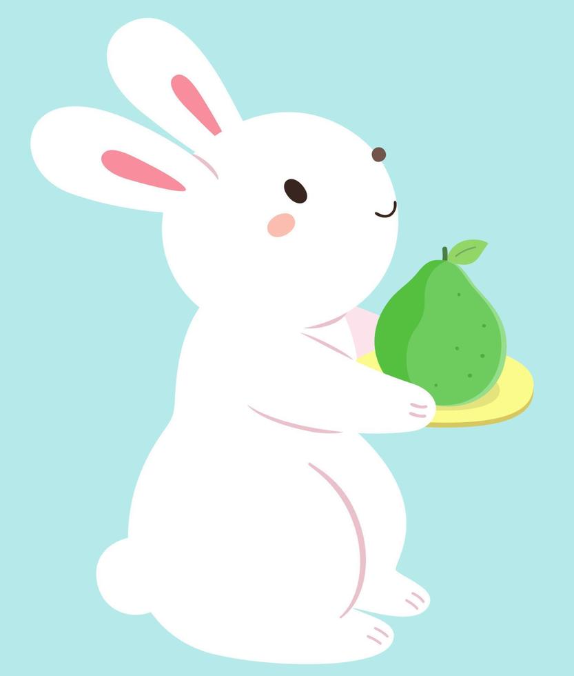 Bunny Takes Pomelo vector