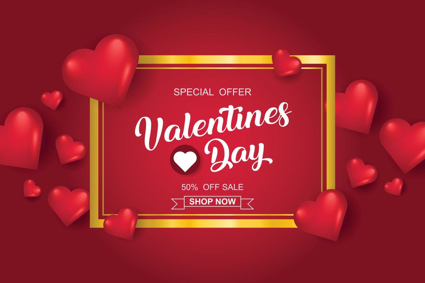 Valentines day sale background with heart. Vector illustration. Wallpaper, flyers, invitation, posters, brochure, banners