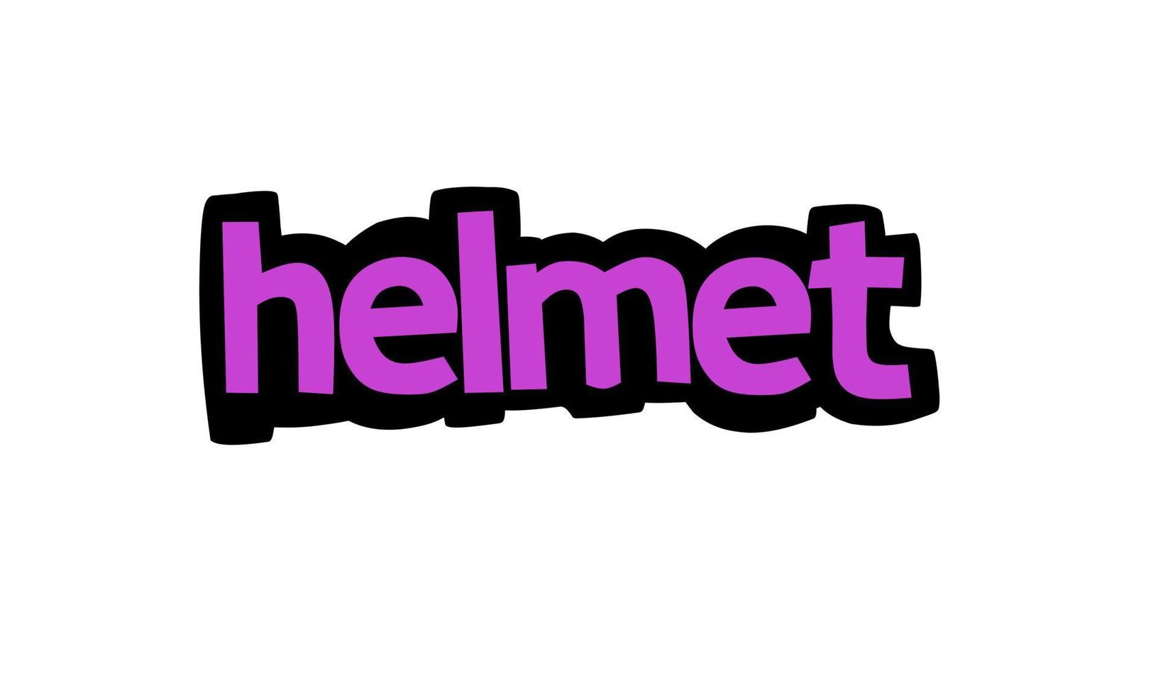 HELMET lettering vector design