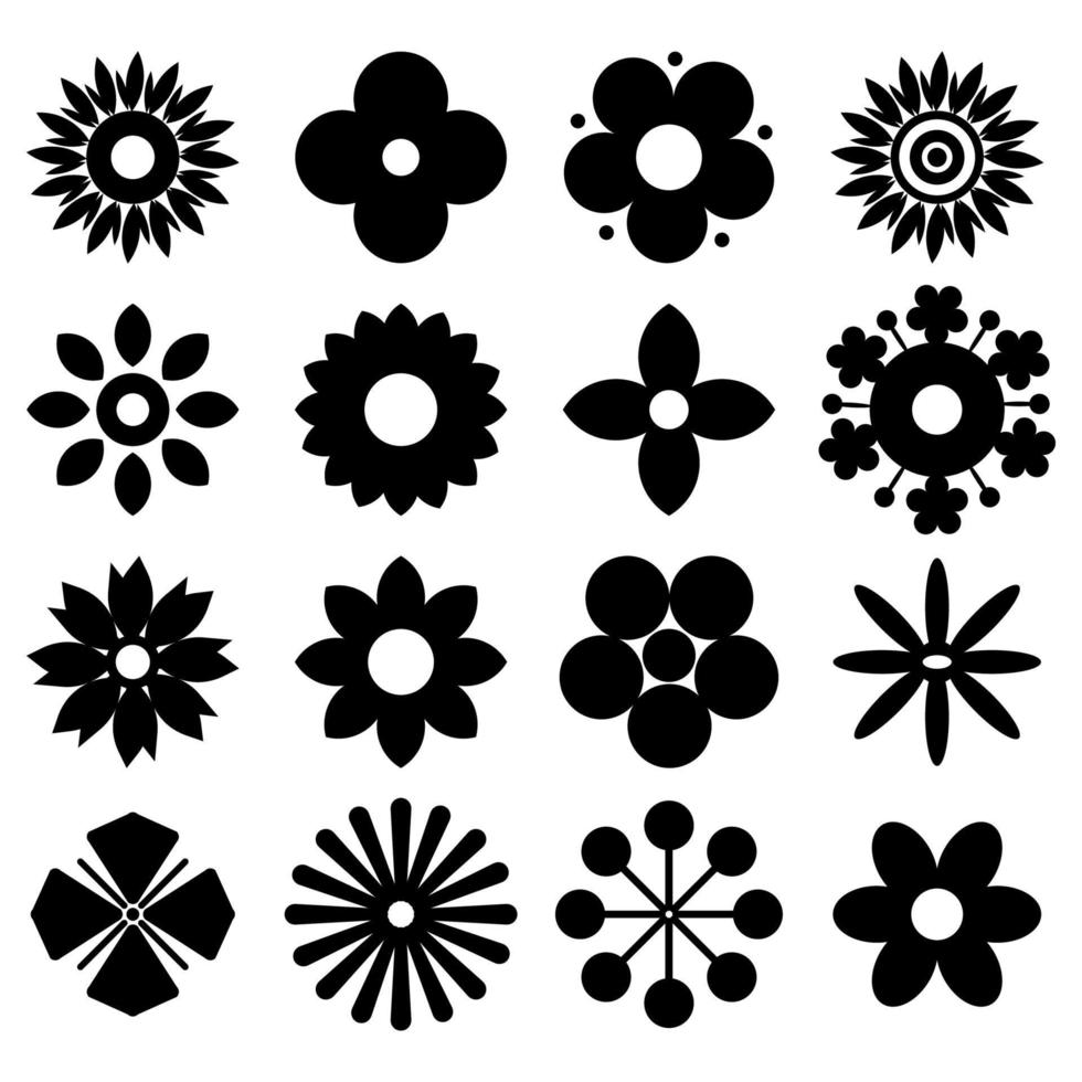 vector cute flower