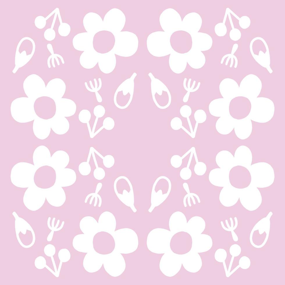 vector cute flower