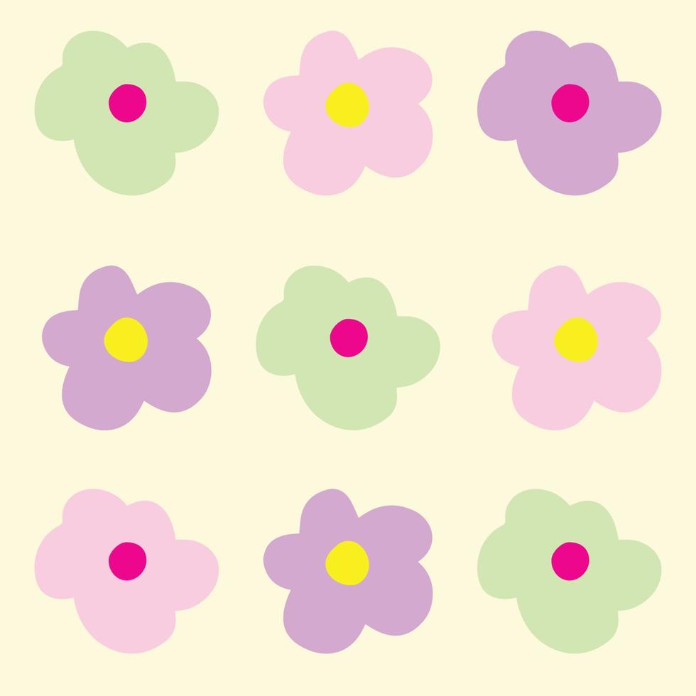 vector cute flower