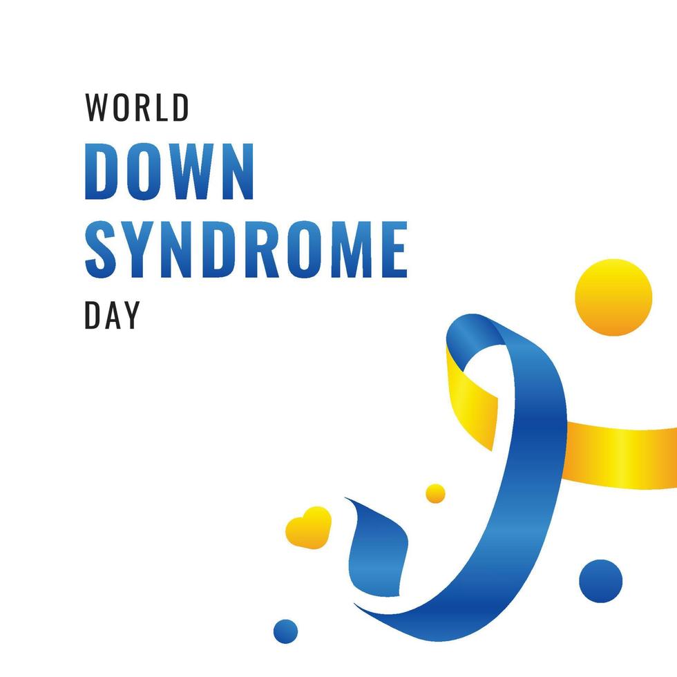 Down Syndrome Day Design vector